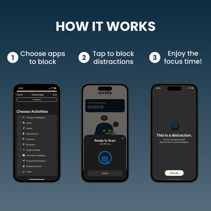 Scrolly - Your Screen Time Buddy