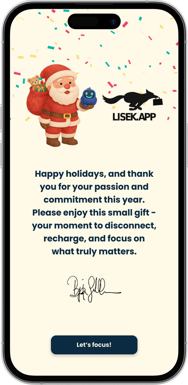 Custom animated welcome screen in app