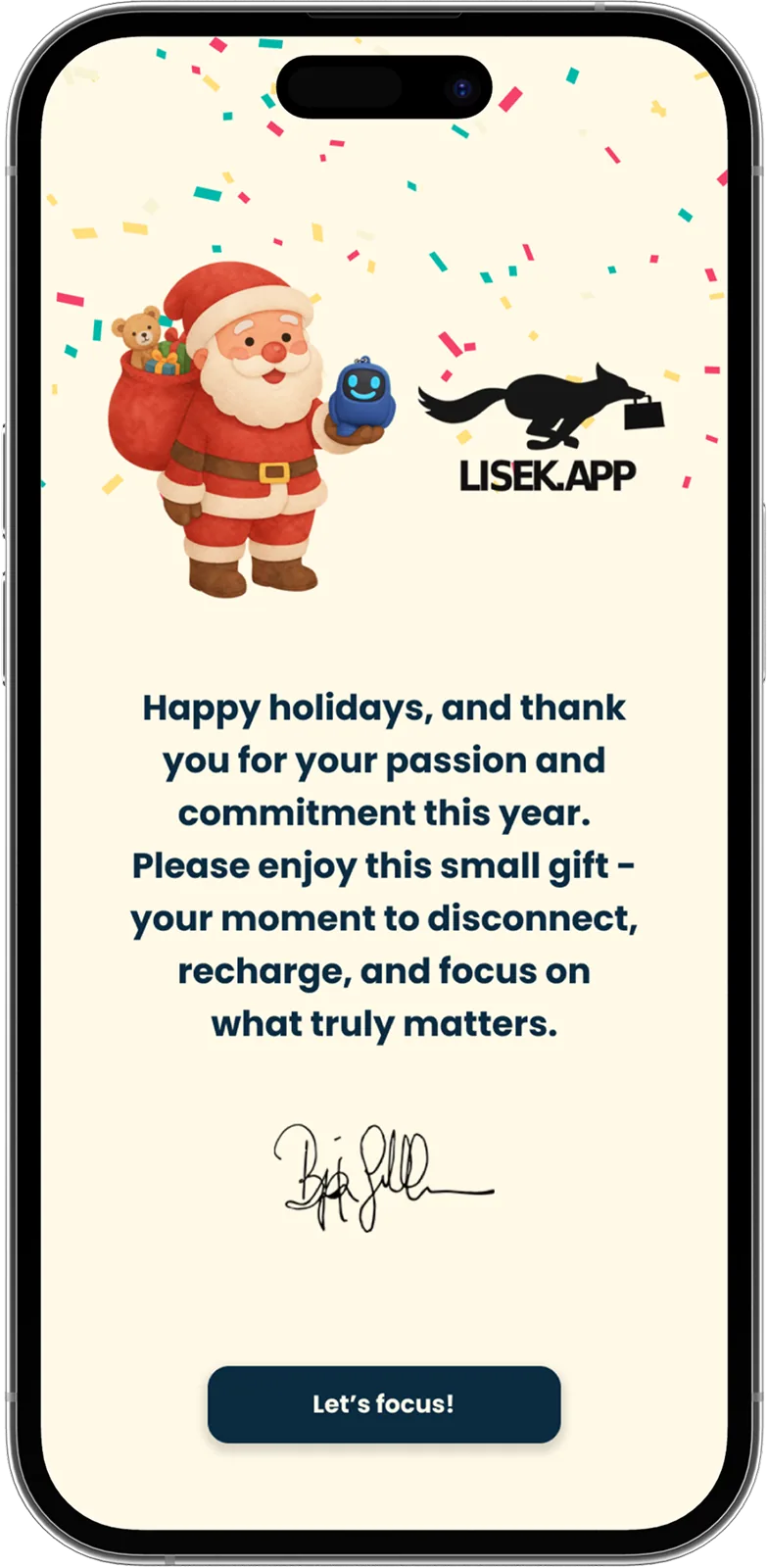 Custom animated welcome screen in app